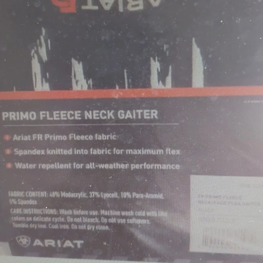 Ariat Black Hoodie with Distressed Flag Design - Picture 4 of 5